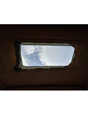 Escape VARIO 210 – namiot dachowy 4–5 osób, piaskowy, biała pokrywa