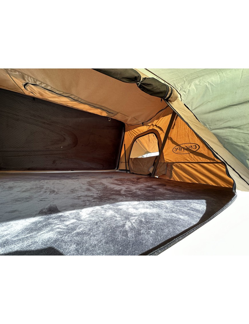 Escape VARIO 210 – namiot dachowy 4–5 osób, piaskowy, biała pokrywa
