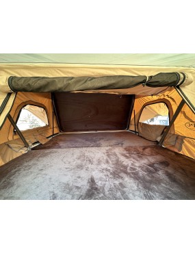 Escape VARIO 210 – namiot dachowy 4–5 osób, piaskowy, biała pokrywa