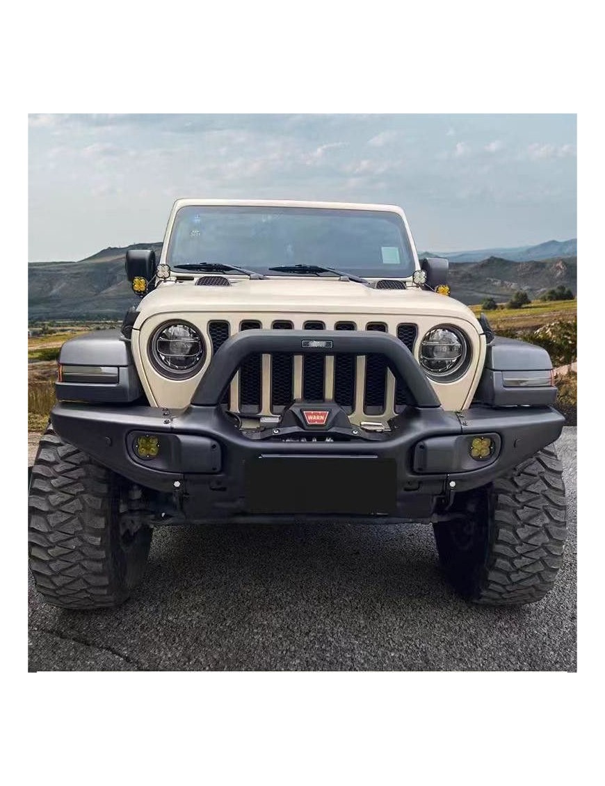 Zderzak stalowy Jeep Wrangler JL / Gladiator AEV Style z płytą pod wyciągarkę