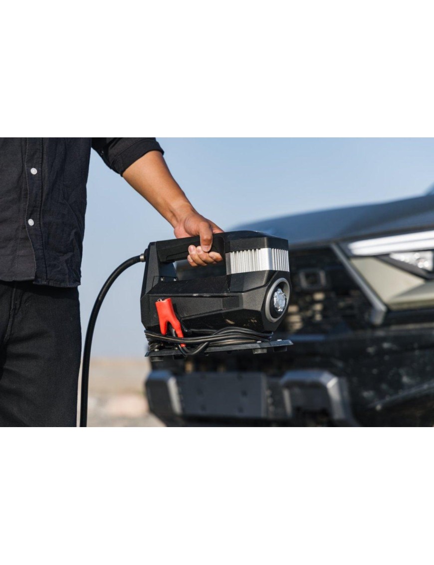 T-MAX Storm Pump – kompresor samochodowy 12 V, 190 l/min, 150 PSI