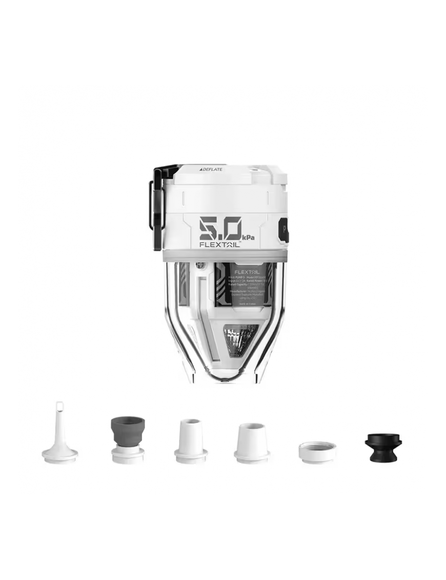 Flextail MAX PUMP 3 pompka do materacy z lampą LED 5 kPa White