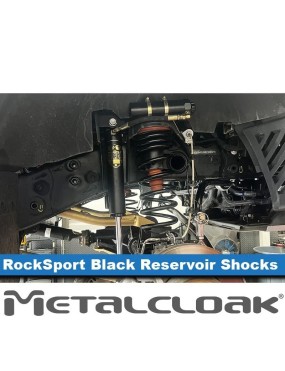 MetalCloak RockSport Black 2.5 – przednie amortyzatory z zewnętrznym zbiornikiem do INEOS Grenadier