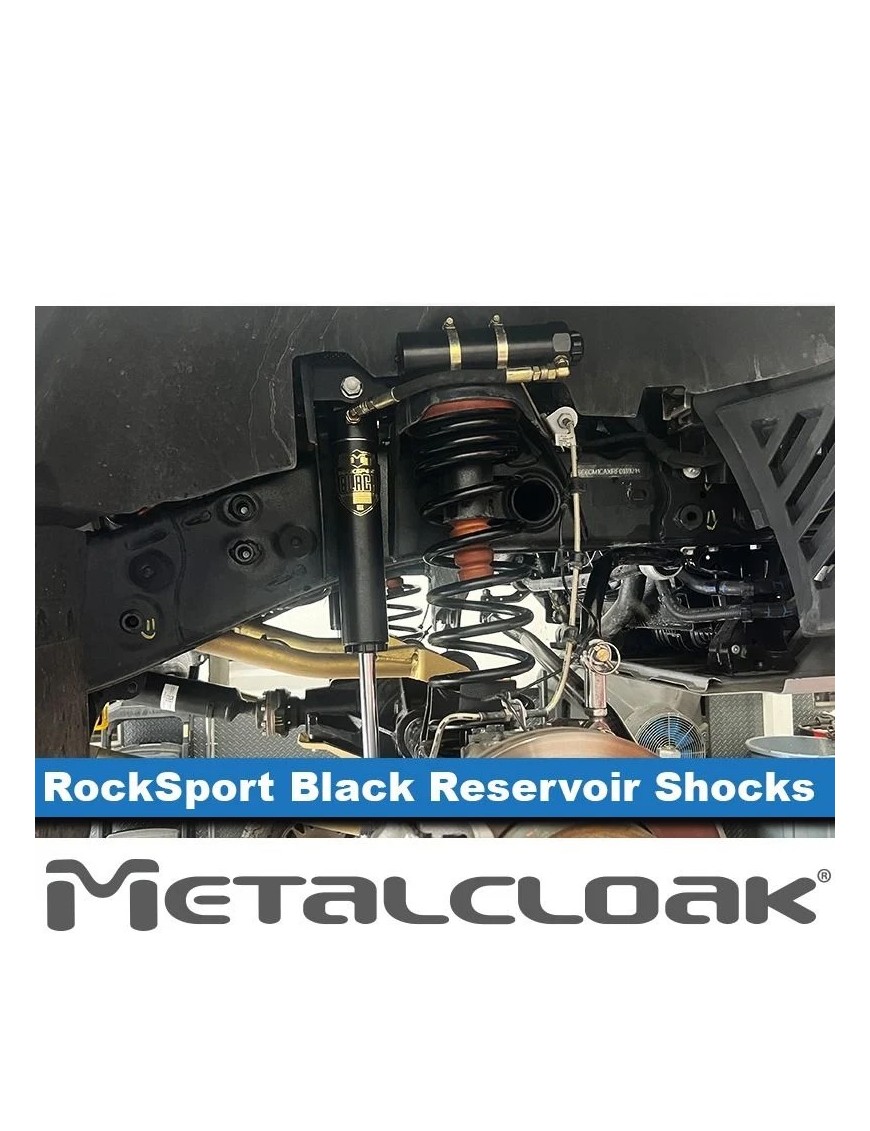 MetalCloak RockSport Black 2.5 – przednie amortyzatory z zewnętrznym zbiornikiem do INEOS Grenadier