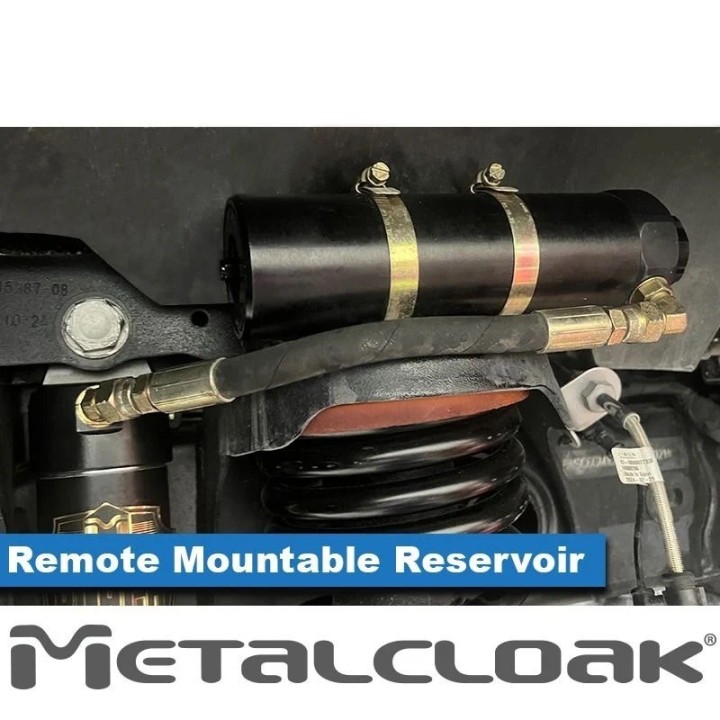 MetalCloak RockSport Black 2.5 – przednie amortyzatory z zewnętrznym zbiornikiem do INEOS Grenadier - ujęcie 4