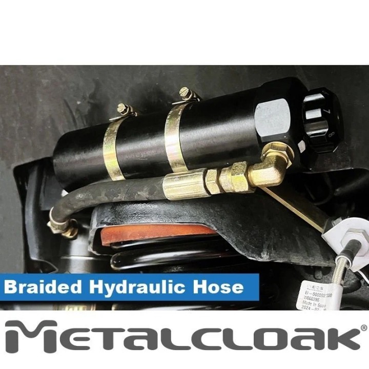 MetalCloak RockSport Black 2.5 – przednie amortyzatory z zewnętrznym zbiornikiem do INEOS Grenadier - ujęcie 6