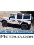 MetalCloak RockSport BLACK – tylne amortyzatory Ineos Grenadier, korpus 2,5″, 8-stopniowa regulacja
