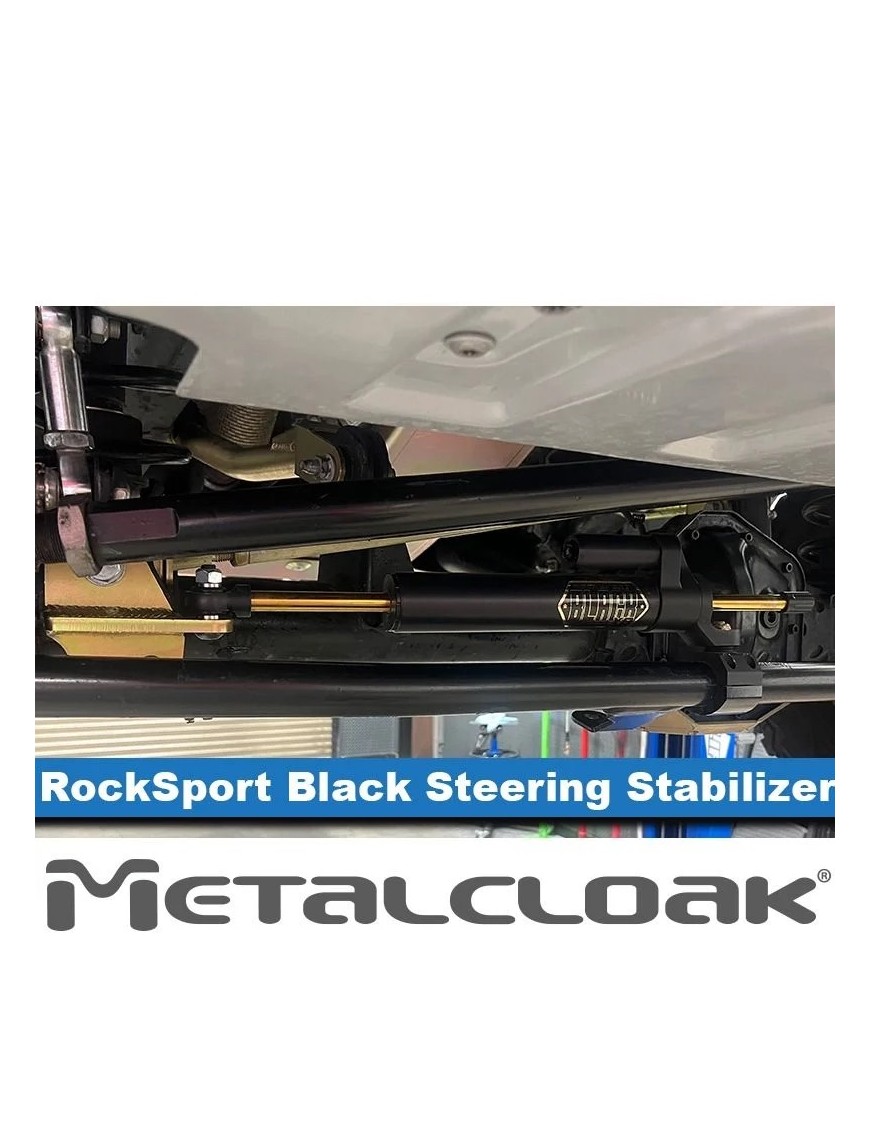 MetalCloak RockSport BLACK XD 2552 – regulowany amortyzator skrętu do INEOS Grenadier 2023+