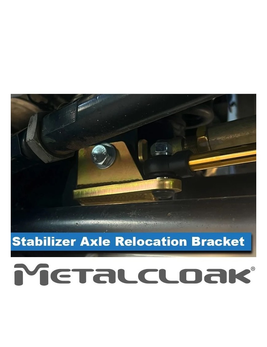 MetalCloak RockSport BLACK XD 2552 – regulowany amortyzator skrętu do INEOS Grenadier 2023+