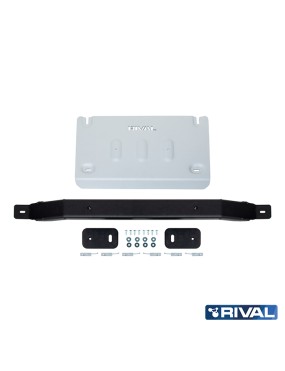 RIVAL 2333.1887.2 – aluminiowa osłona skrzyni rozdzielczej 4 mm, Ranger/Raptor/Everest 2022+, Amarok 2023+