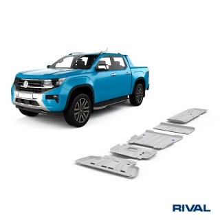 RIVAL 23333.1888.2.6 – komplet osłon podwozia 6 mm Ford Ranger 2022– / VW Amarok 2023– - ujęcie 2