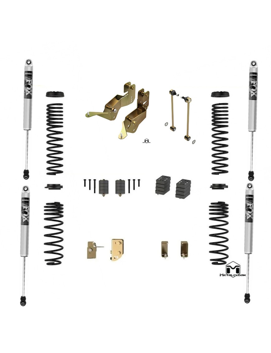 Zestaw Liftu 2,5 Jeep Wrangler JL Rubicon 4D Metalcloak FOX