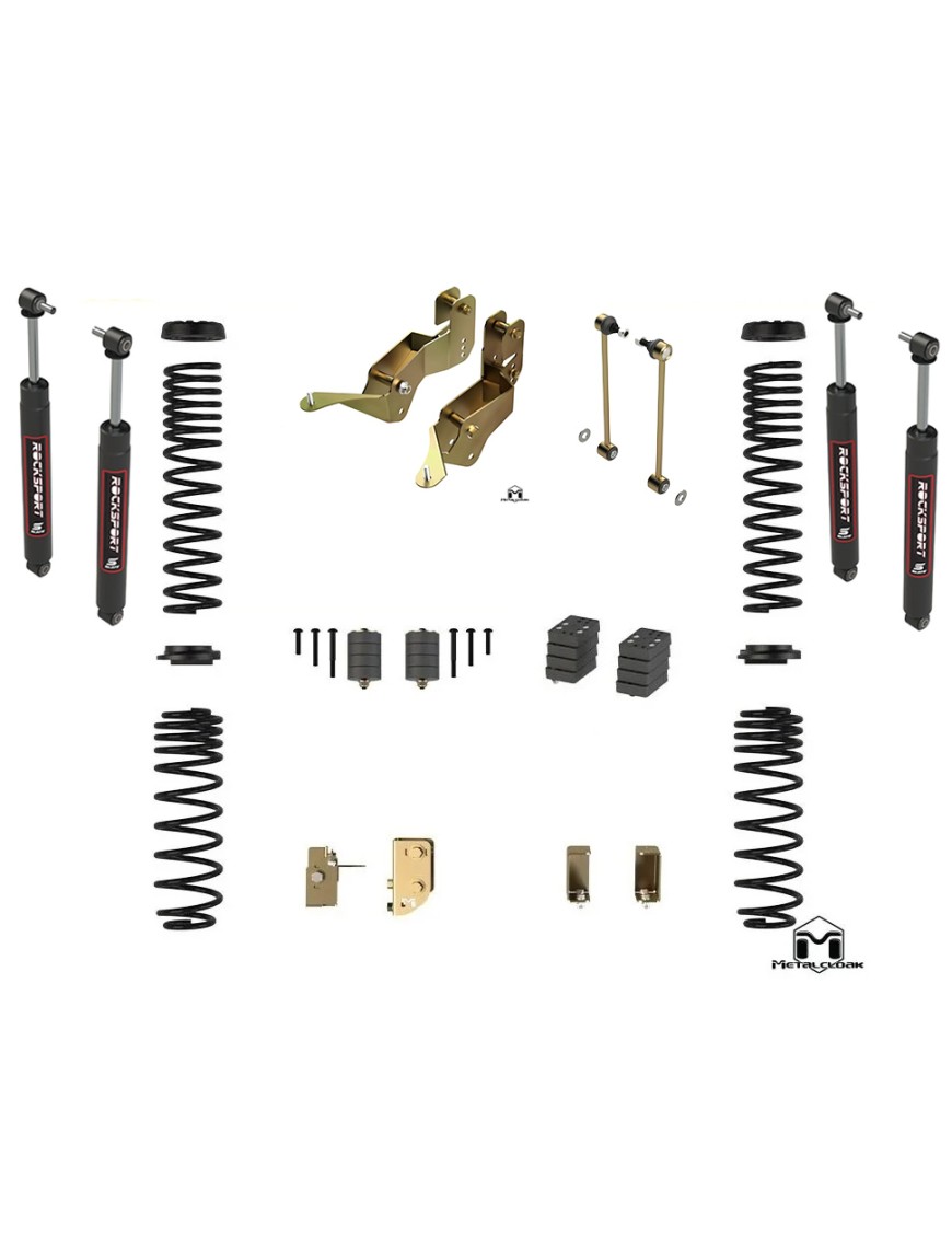 Zestaw Liftu 2,5 Jeep Wrangler JL Rubicon 4D Metalcloak Rocksport SLATE