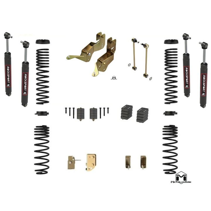 Zestaw Liftu 2,5 Jeep Wrangler JL Rubicon 4D Metalcloak Rocksport SLATE
