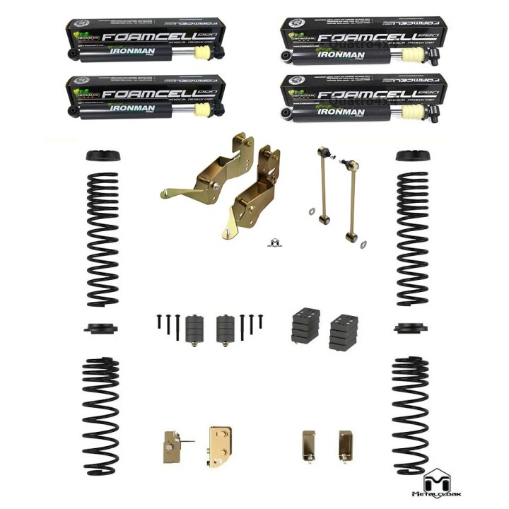 Zestaw Liftu 2,5 Jeep Wrangler JL Rubicon 4D Metalcloak Ironmen