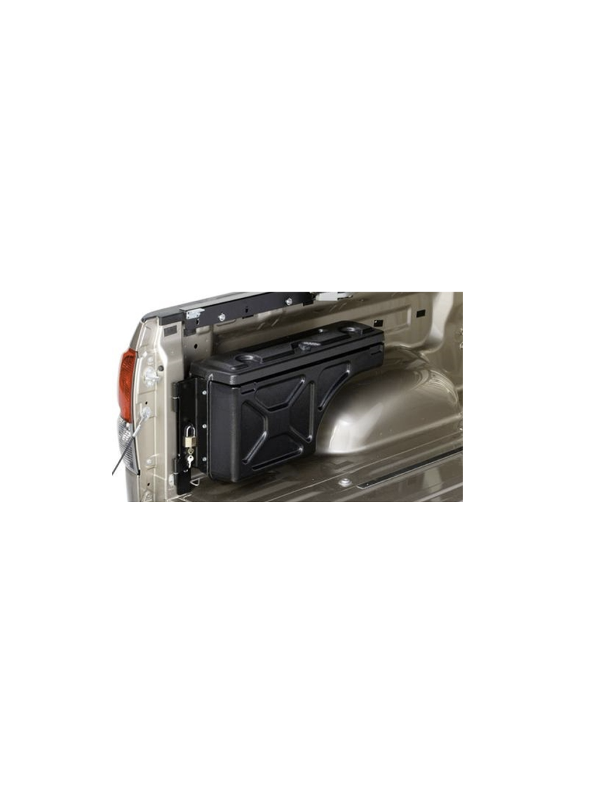 Skrzynka narzędziowa do pickup na pakę przy nadkolu | 660 × 220 × 404