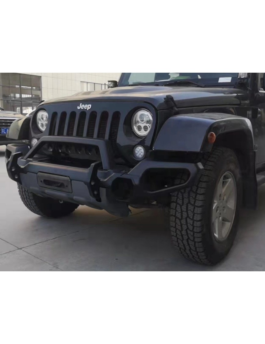 Zderzak stalowy Jeep Wrangler JK z płytą pod wyciągarkę AEV STYLE