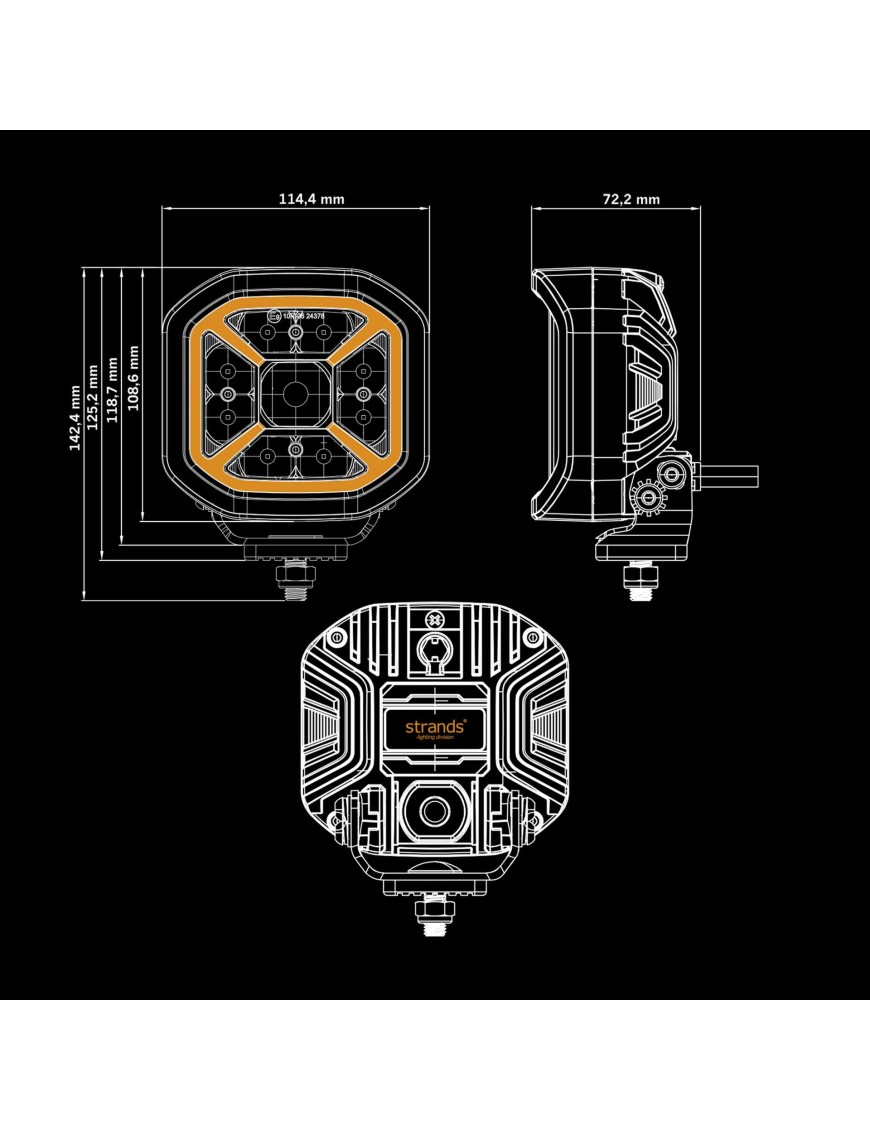 Reflektor LED SIBERIA X DRIVING LIGHT 4"