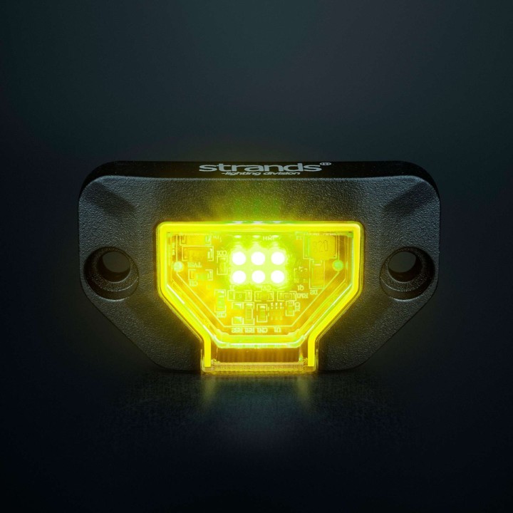 Strands Unity Rock Light Yellow, lampka LED IP69K - ujęcie 14