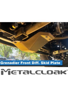 Osłona przedniego dyferencjału MetalCloak – Ineos Grenadier, stal 3/16″