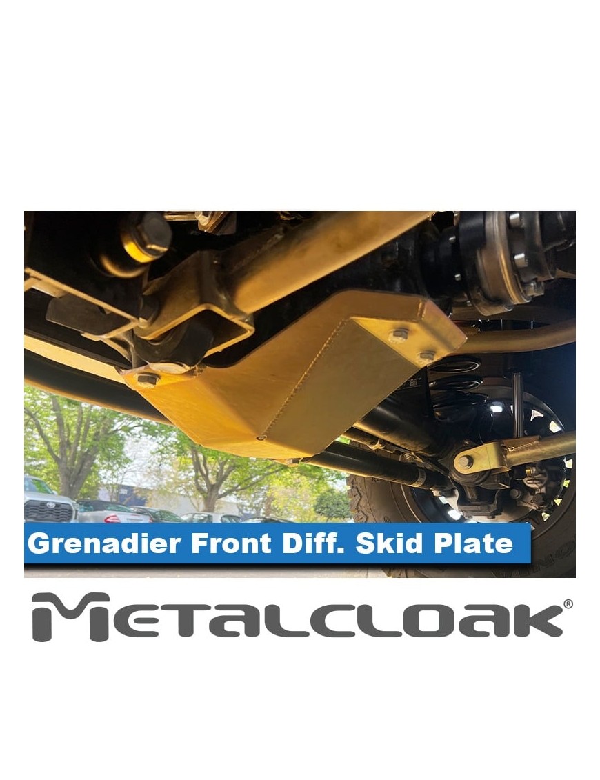 Osłona przedniego dyferencjału MetalCloak – Ineos Grenadier, stal 3/16″