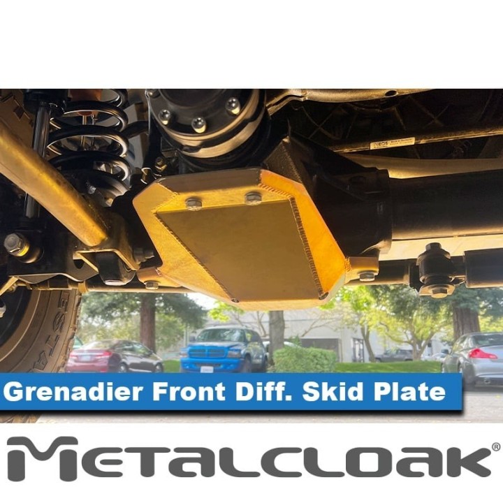 Osłona przedniego dyferencjału MetalCloak – Ineos Grenadier, stal 3/16″ - ujęcie 4