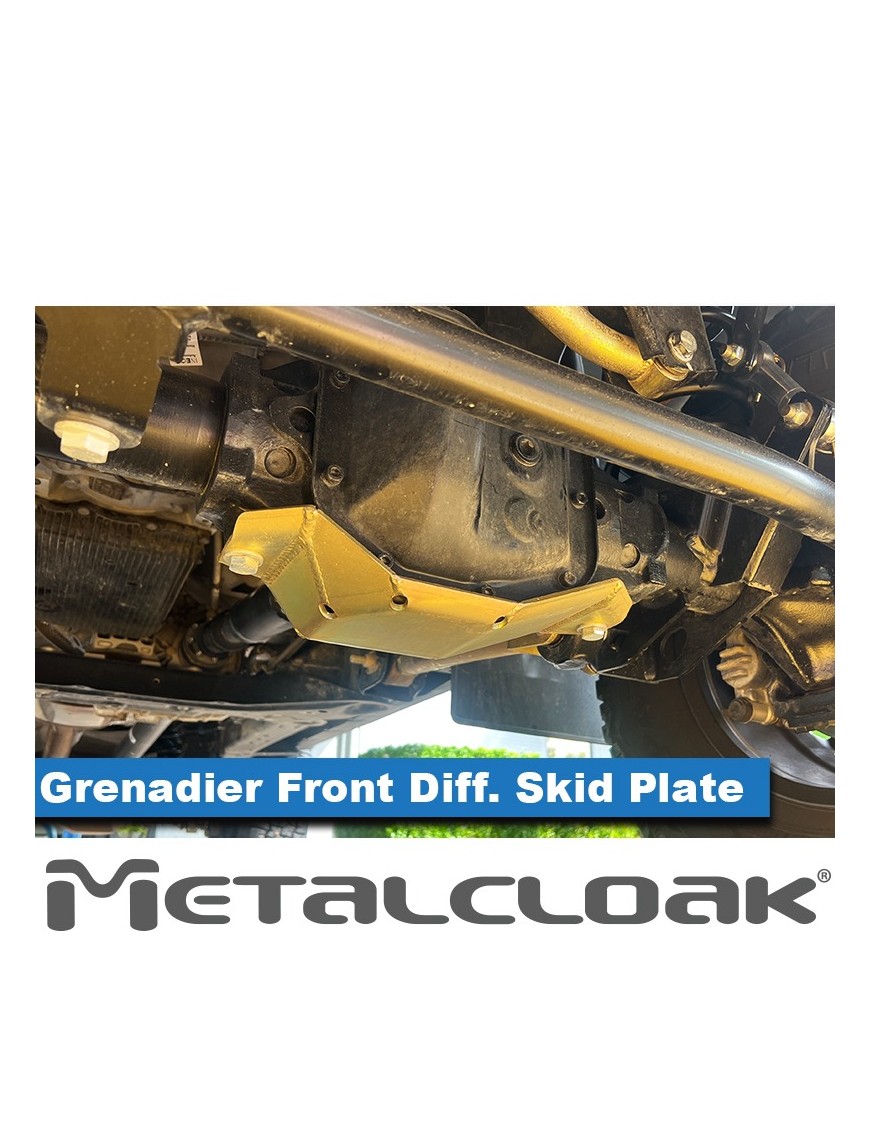 Osłona przedniego dyferencjału MetalCloak – Ineos Grenadier, stal 3/16″