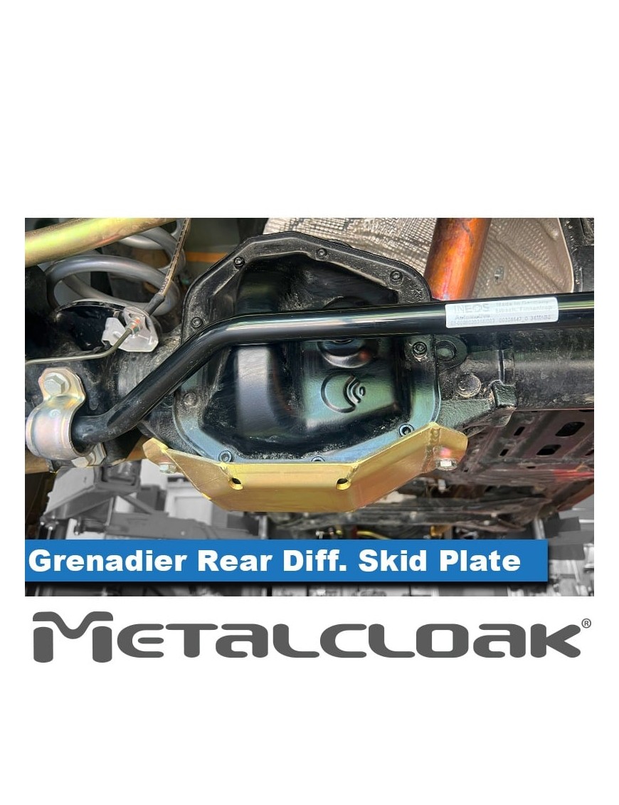 Osłona tylnego dyferencjału MetalCloak – Ineos Grenadier, stal 3/16″