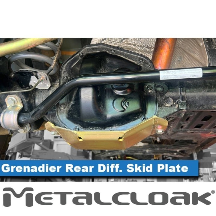 Osłona tylnego dyferencjału MetalCloak – Ineos Grenadier, stal 3/16″ - ujęcie 2