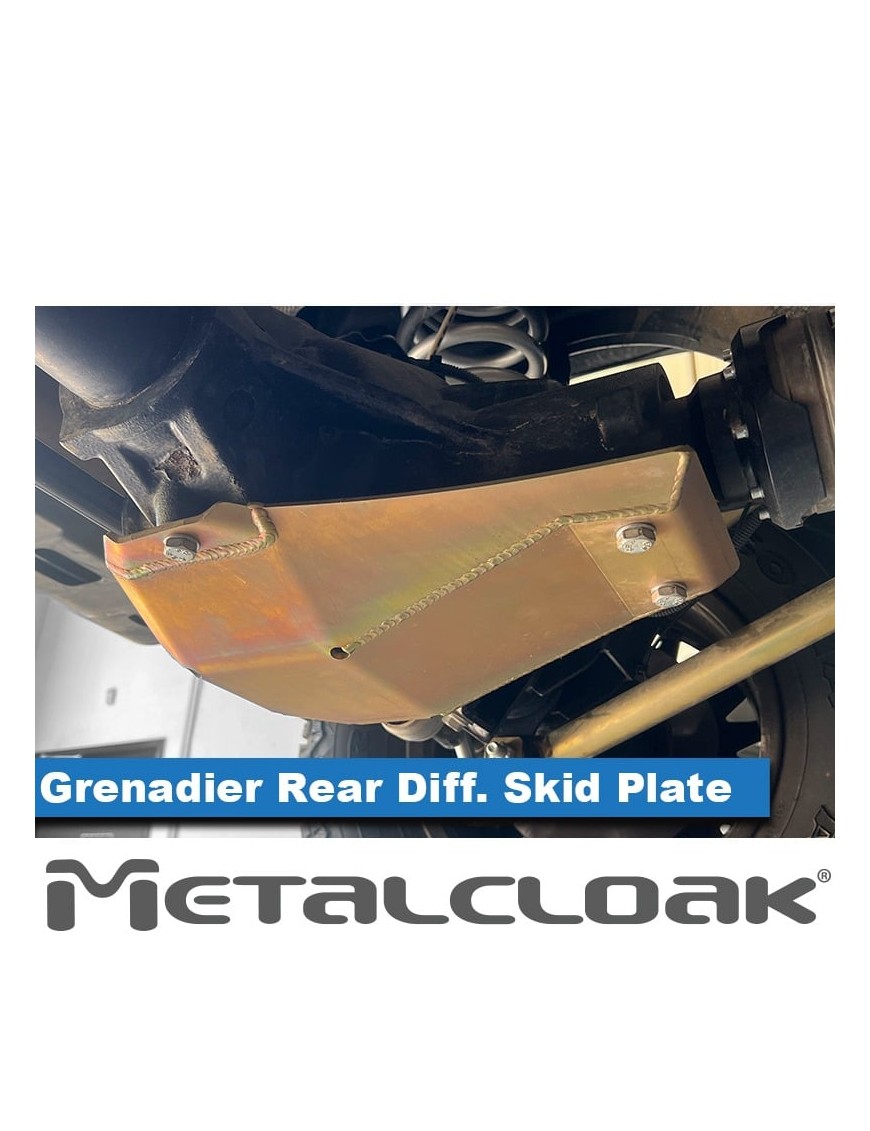Osłona tylnego dyferencjału MetalCloak – Ineos Grenadier, stal 3/16″