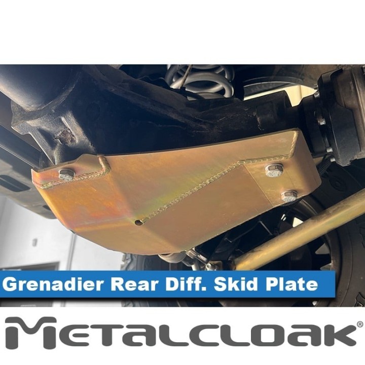 Osłona tylnego dyferencjału MetalCloak – Ineos Grenadier, stal 3/16″ - ujęcie 3