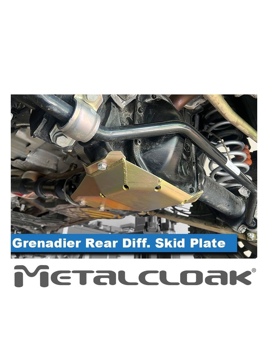 Osłona tylnego dyferencjału MetalCloak – Ineos Grenadier, stal 3/16″