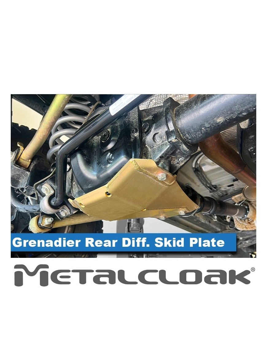 Osłona tylnego dyferencjału MetalCloak – Ineos Grenadier, stal 3/16″