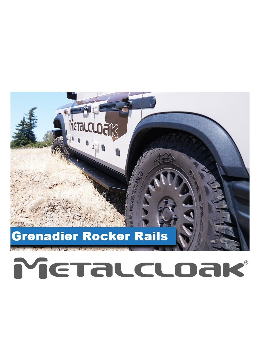 MetalCloak progi ze stopniem – Ineos Grenadier, czarne, para