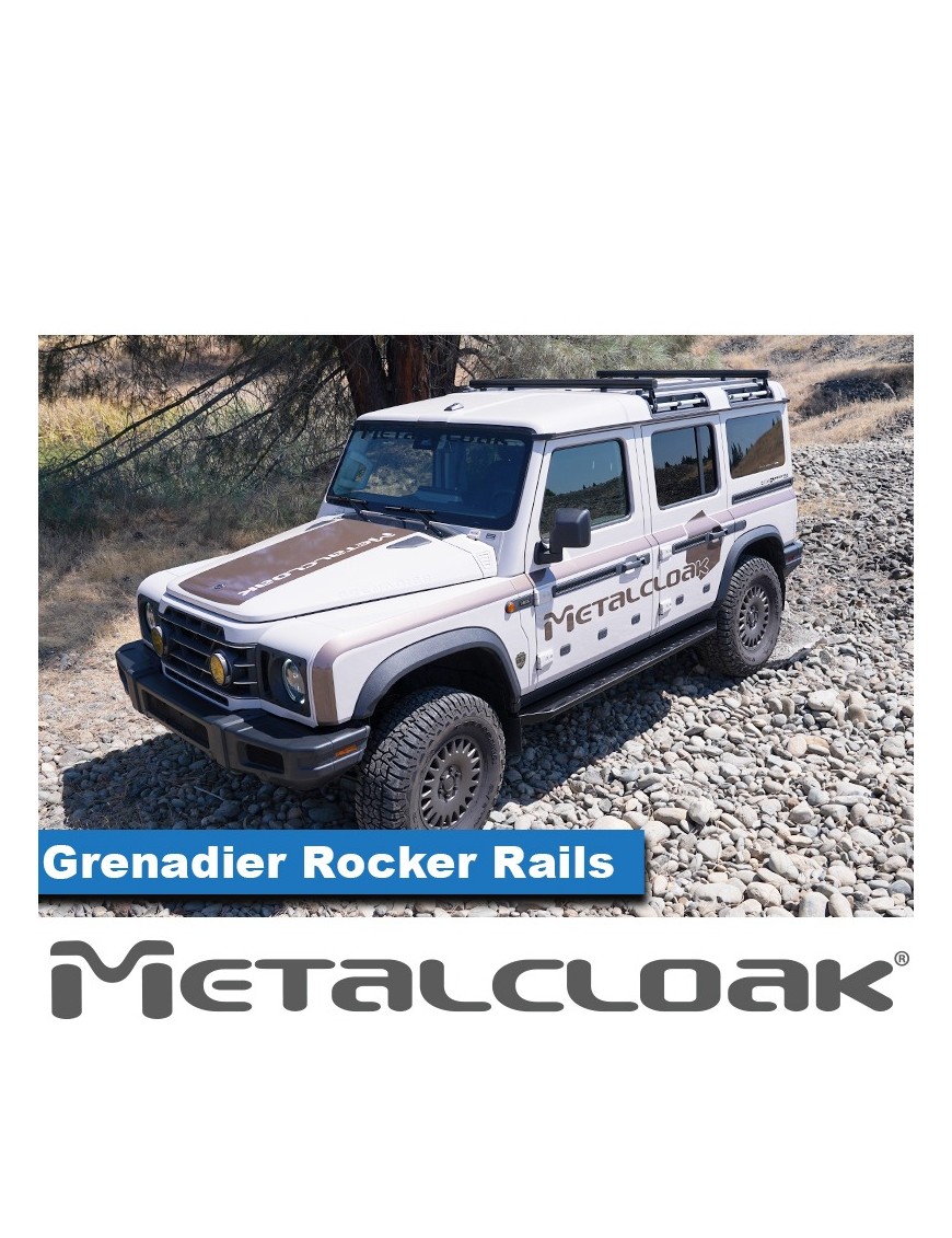 MetalCloak progi ze stopniem – Ineos Grenadier, czarne, para