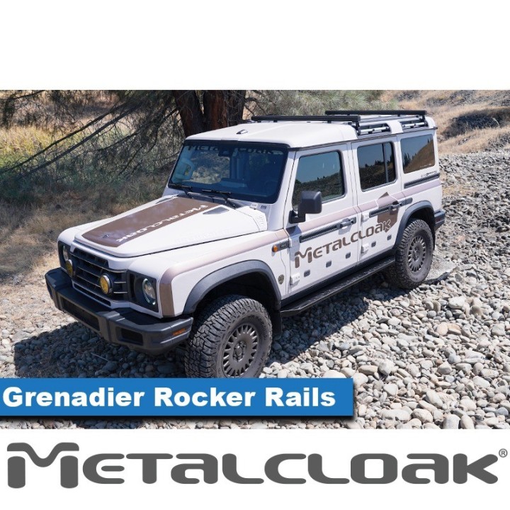 MetalCloak progi ze stopniem – Ineos Grenadier, czarne, para - ujęcie 8
