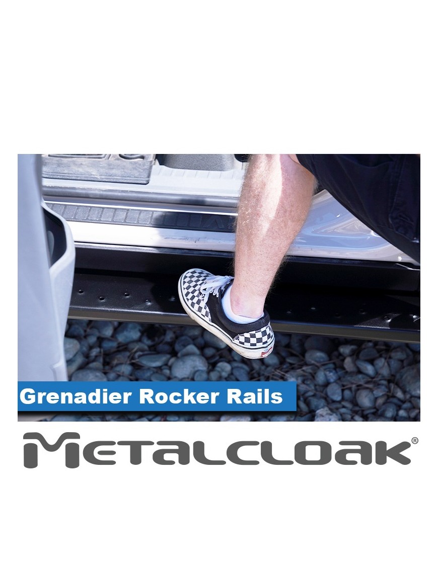 MetalCloak progi ze stopniem – Ineos Grenadier, czarne, para