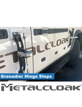 MetalCloak Rocklander – stopnie na zawiasach, Ineos Grenadier, para