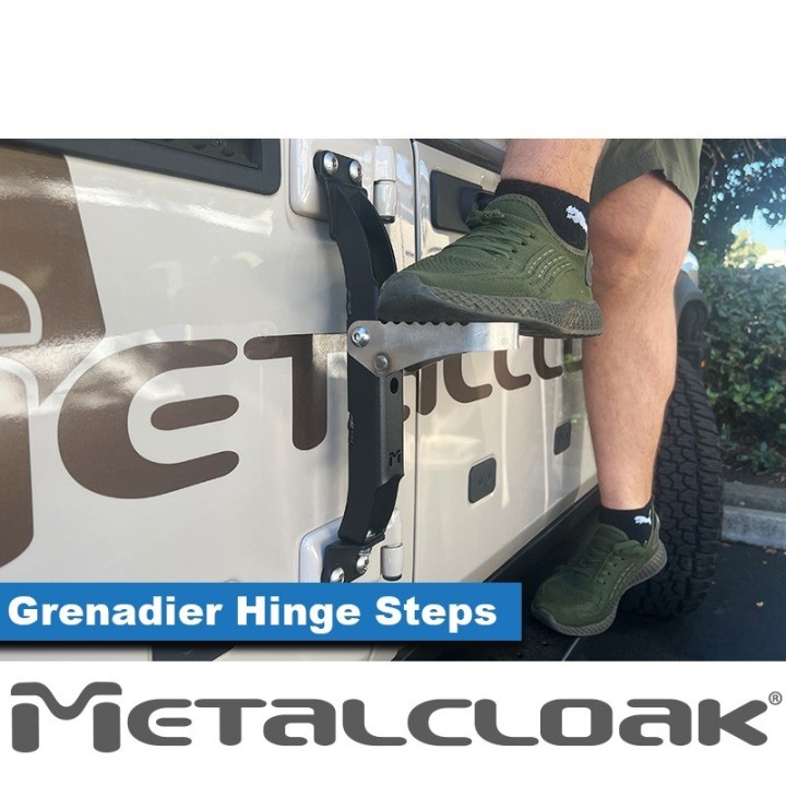 MetalCloak Rocklander – stopnie na zawiasach, Ineos Grenadier, para - ujęcie 4