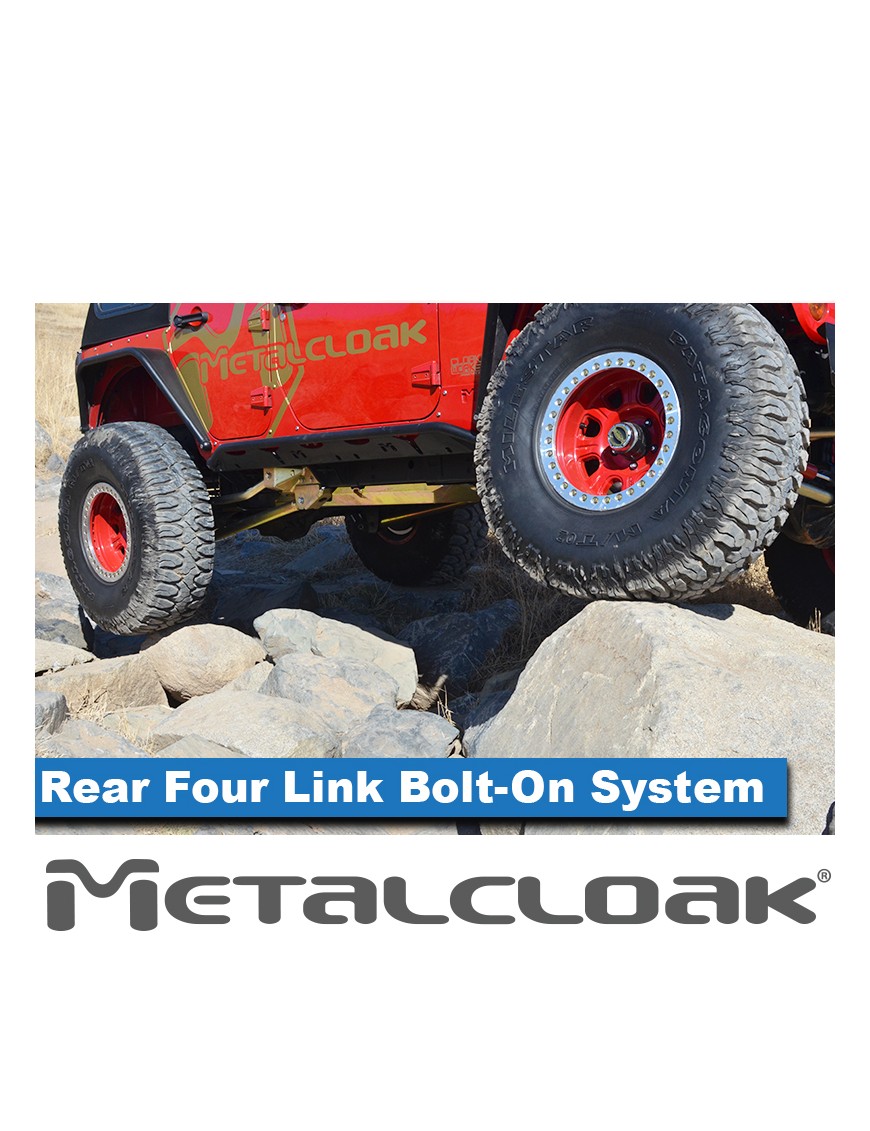 MetalCloak – tylne długie wahacze 4-link, Jeep Wrangler JK