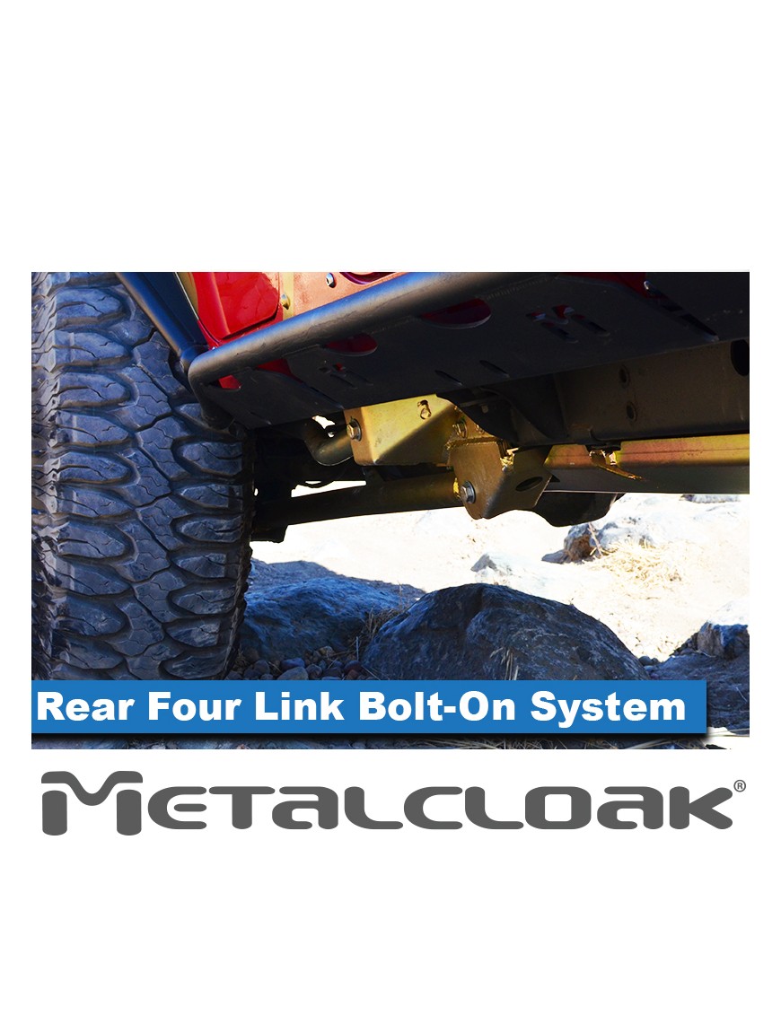 MetalCloak – tylne długie wahacze 4-link, Jeep Wrangler JK