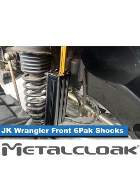 MetalCloak 6Pak BLACK – przednie amortyzatory 5,5″ lift, Wrangler JK