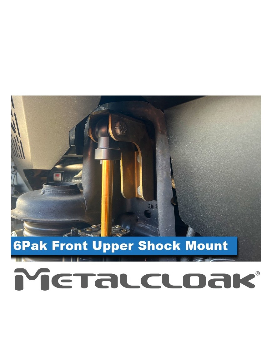 MetalCloak 6Pak BLACK – przednie amortyzatory 5,5″ lift, Wrangler JK