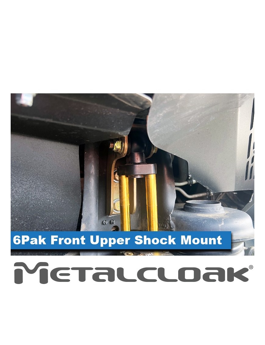 MetalCloak 6Pak BLACK – przednie amortyzatory 5,5″ lift, Wrangler JK