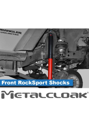 MetalCloak RockSport RED Long(er) – przednie amortyzatory, Wrangler JK