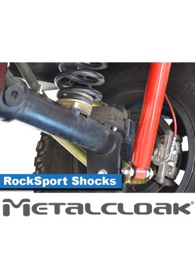 MetalCloak RockSport RED Long(er) – tylne amortyzatory z relokacją, JK