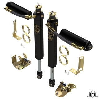 MetalCloak RockSport BLACK Long(er) – przednie amortyzatory, JK