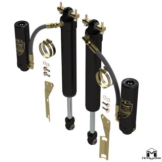 MetalCloak RockSport BLACK Long(er) – tylne amortyzatory, Wrangler JK