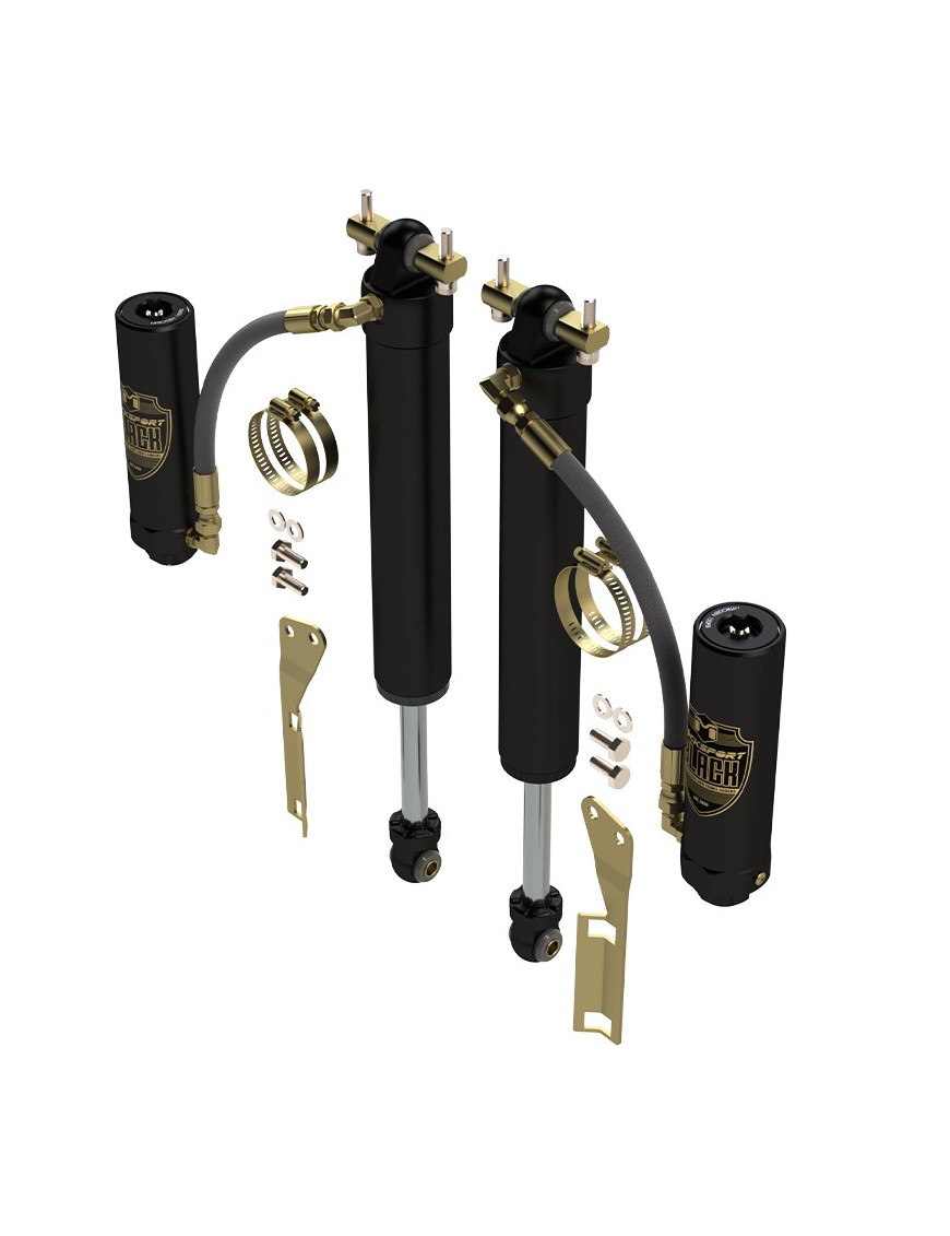 MetalCloak RockSport BLACK Long(er) – tylne amortyzatory, Wrangler JK