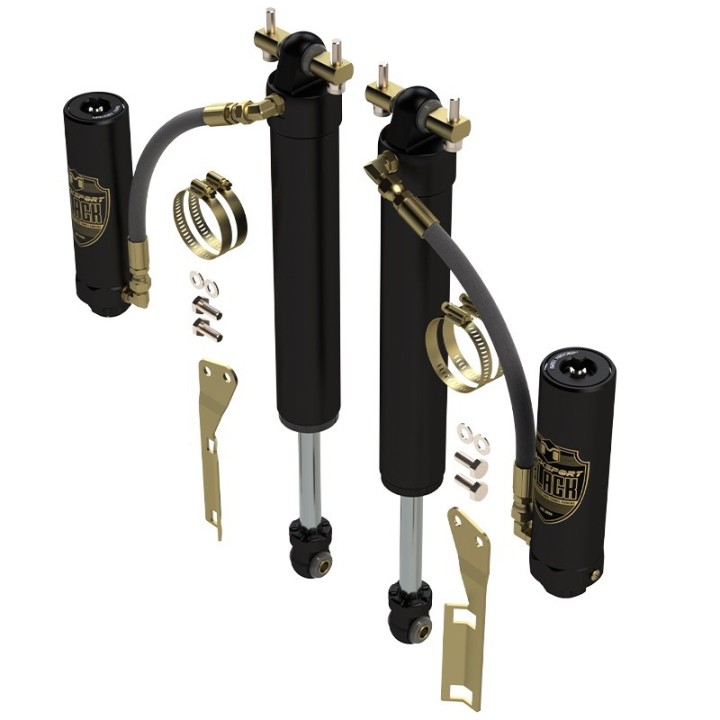 MetalCloak RockSport BLACK Long(er) – tylne amortyzatory, Wrangler JK - ujęcie 2